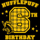 Boy's Harry Potter Hufflepuff 6th Birthday T-Shirt