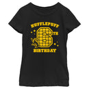 Girl's Harry Potter Hufflepuff 6th Birthday T-Shirt