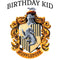 Women's Harry Potter Hufflepuff Crest Birthday Kid T-Shirt