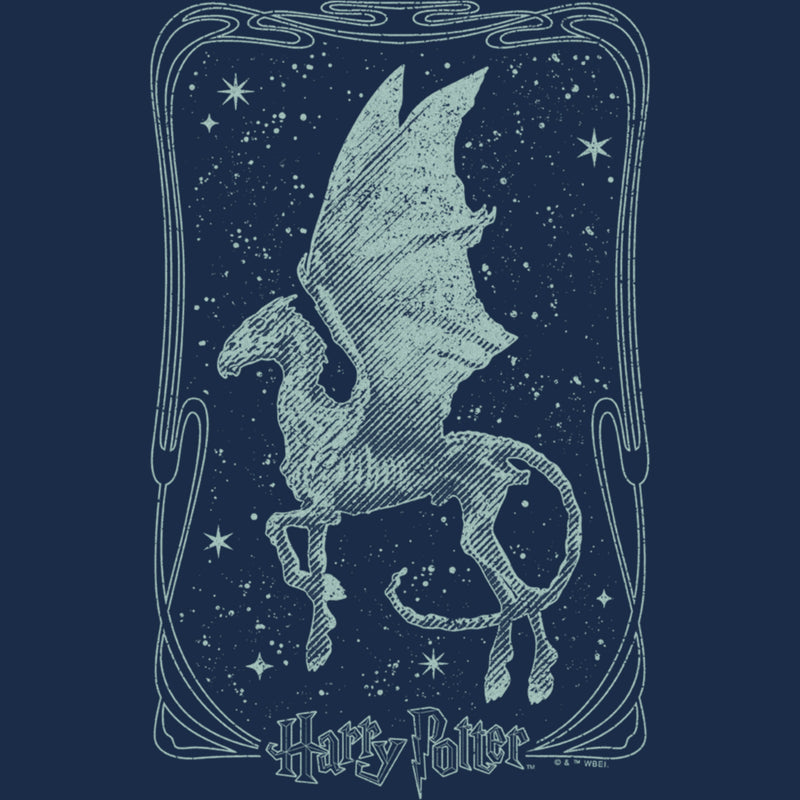 Men's Harry Potter Thestral Tarot Card T-Shirt