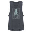 Junior's Harry Potter Thestral Tarot Card Festival Muscle Tee