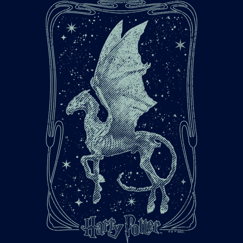 Boy's Harry Potter Thestral Tarot Card T-Shirt