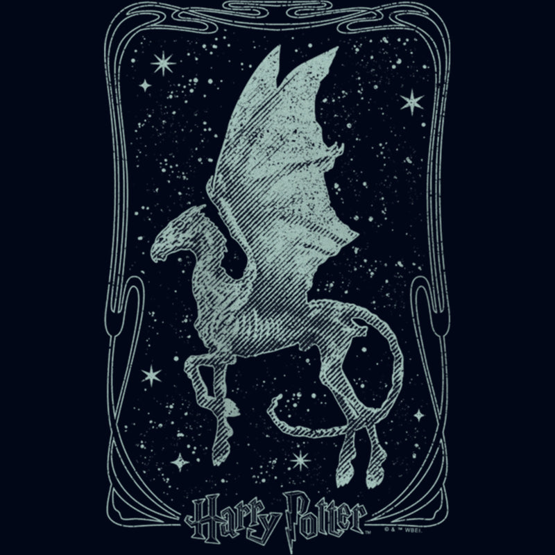 Girl's Harry Potter Thestral Tarot Card T-Shirt