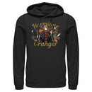 Men's Harry Potter Floral Hermione Granger Pull Over Hoodie