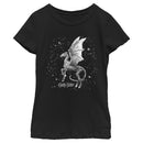 Girl's Harry Potter Black and White Thestral T-Shirt