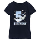 Girl's Harry Potter Hedwig 5th Birthday T-Shirt
