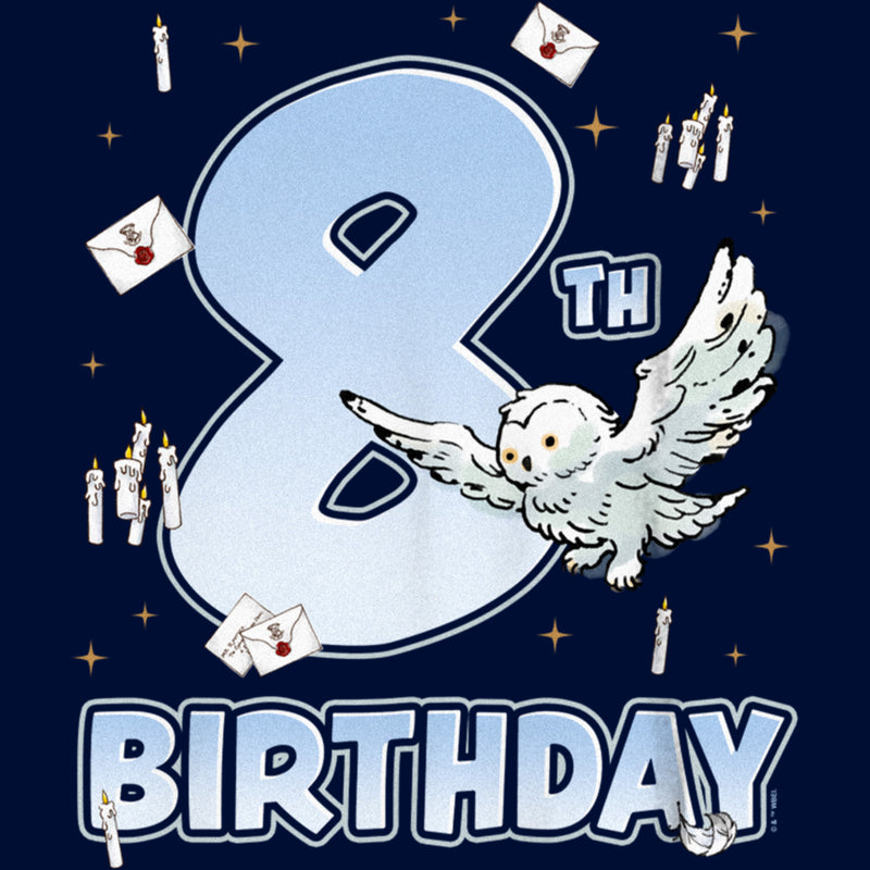 Boy's Harry Potter Hedwig 8th Birthday T-Shirt