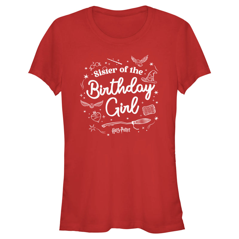 Junior's Harry Potter Birthday Girl Sister T-Shirt