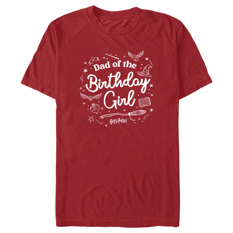 Men's Harry Potter Birthday Girl Dad T-Shirt