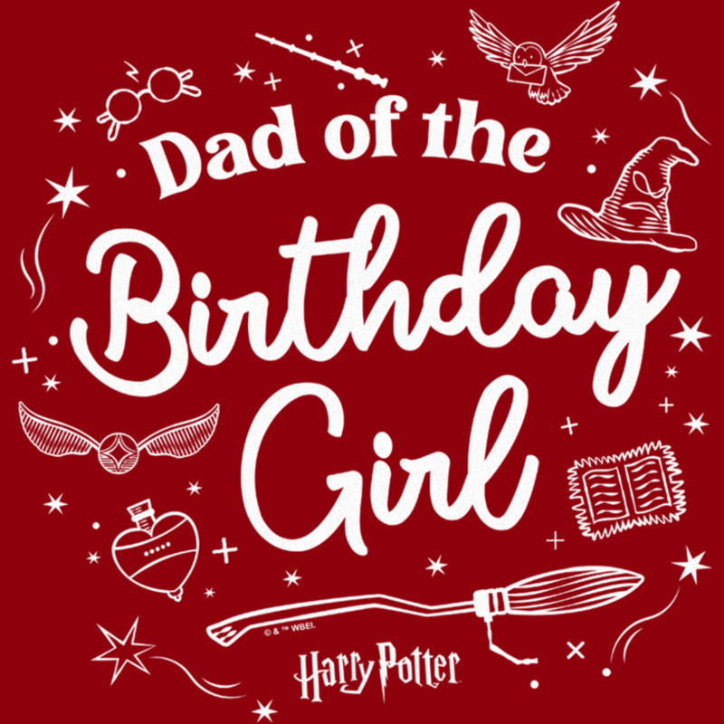 Men's Harry Potter Birthday Girl Dad T-Shirt