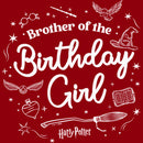 Men's Harry Potter Birthday Girl Brother T-Shirt