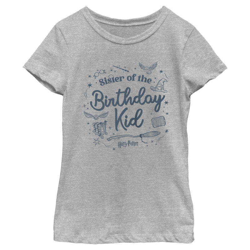 Girl's Harry Potter Birthday Kid Sister T-Shirt