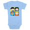 Infant's Justice League Chibi Portraits Onesie