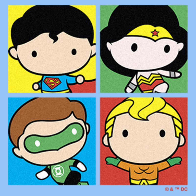 Infant's Justice League Chibi Portraits Onesie