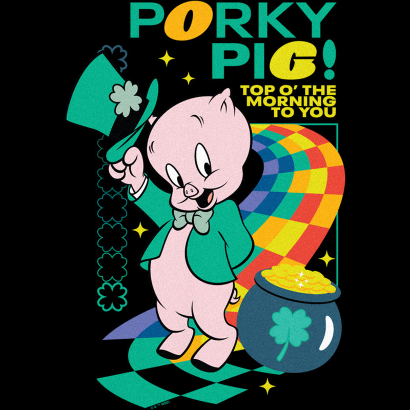Junior's Looney Tunes Porky Top o’ the Morning to You T-Shirt