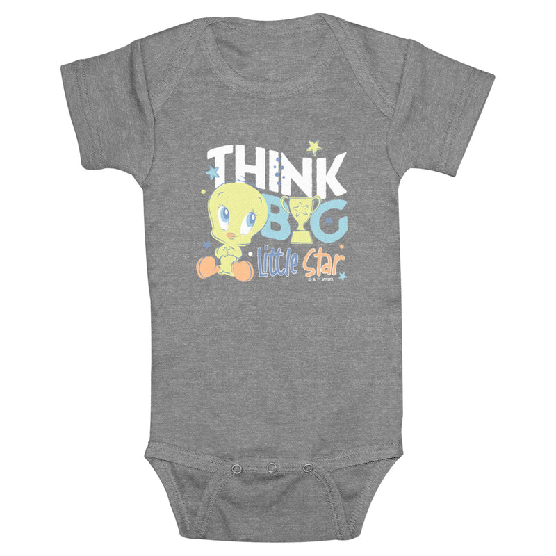 Infant's Looney Tunes Tweety Think Big Little Star Onesie