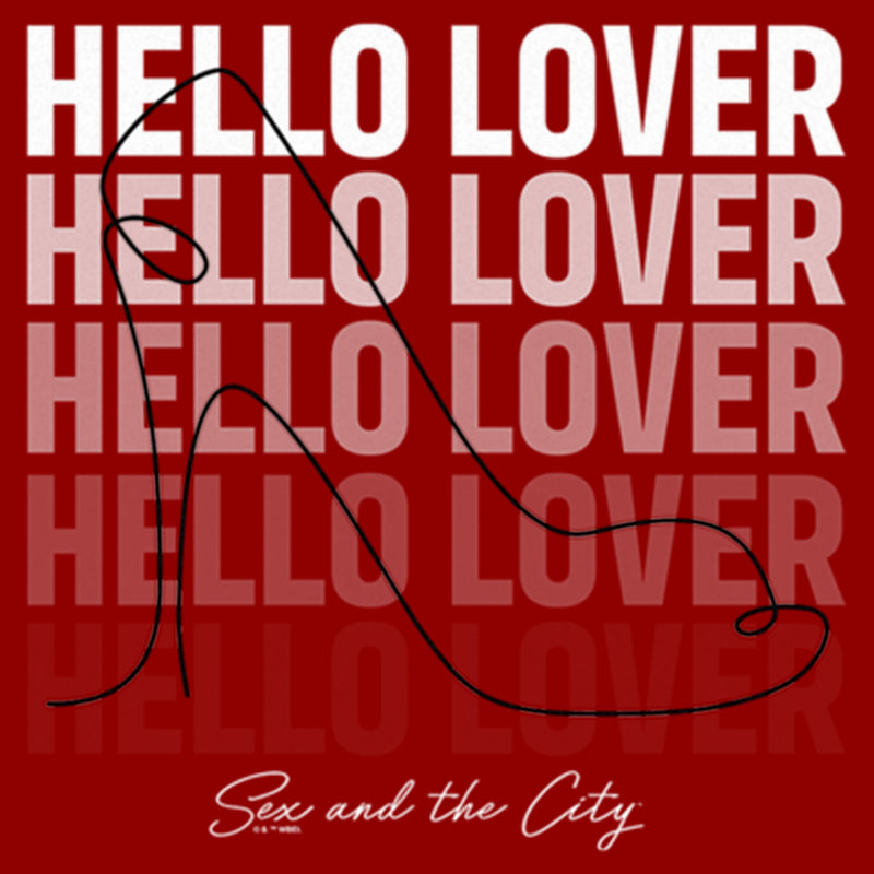 Women's Sex and the City Hello Lover Shoe T-Shirt