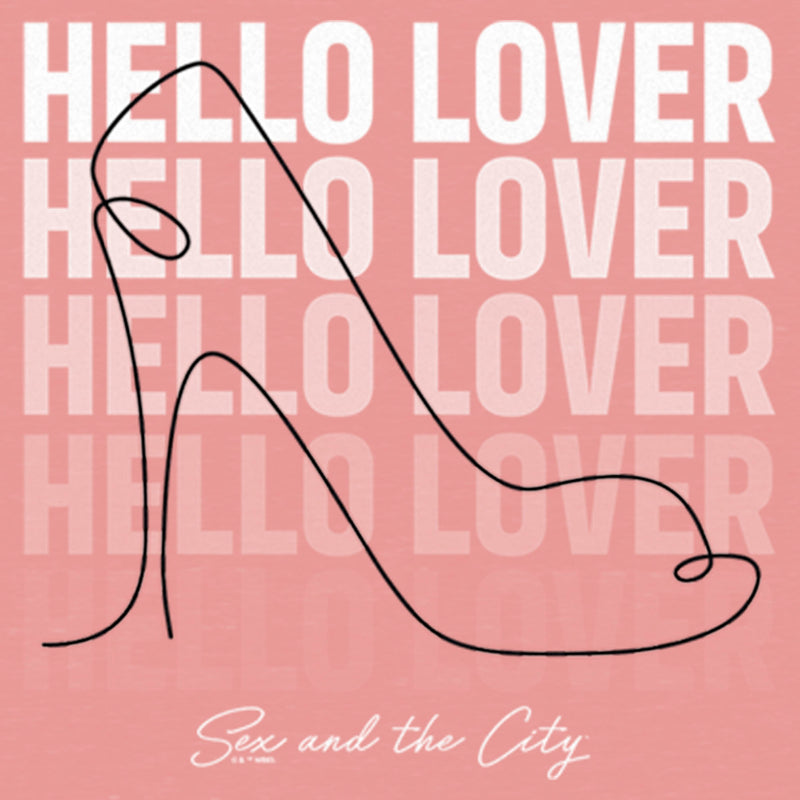 Junior's Sex and the City Hello Lover Shoe Sweatshirt