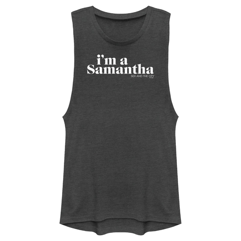 Junior's Sex and the City I'm a Samantha Text Festival Muscle Tee