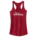 Junior's Sex and the City I'm a Samantha Text Racerback Tank Top