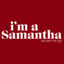 Junior's Sex and the City I'm a Samantha Text Racerback Tank Top