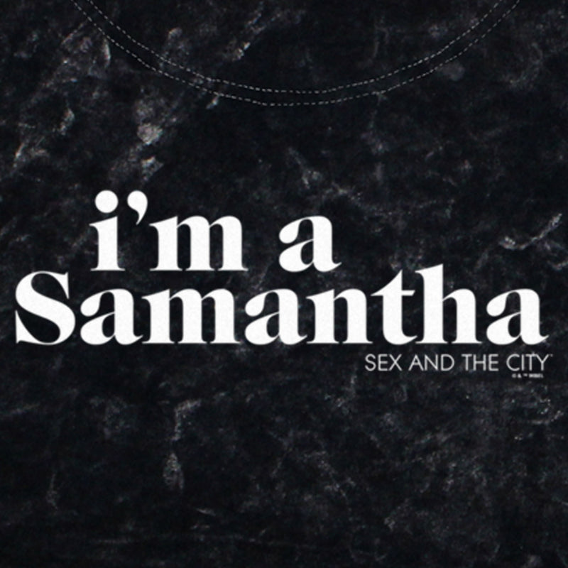 Junior's Sex and the City I'm a Samantha Text T-Shirt