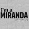 Men's Sex and the City I'm a Miranda Text T-Shirt