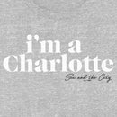 Women's Sex and the City I'm a Charlotte Text T-Shirt