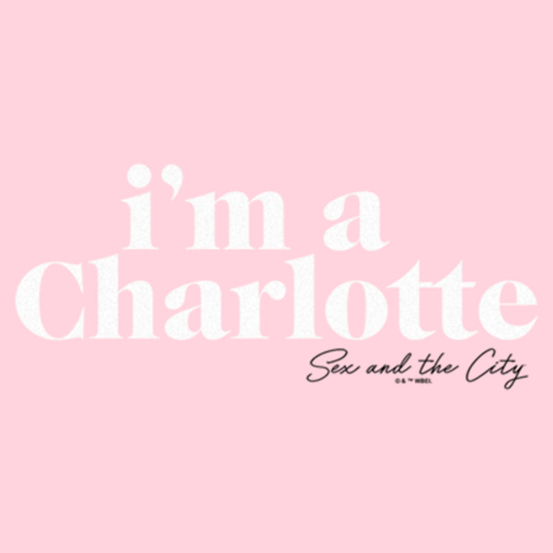 Junior's Sex and the City I'm a Charlotte Text T-Shirt