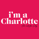 Junior's Sex and the City I'm a Charlotte Text Racerback Tank Top