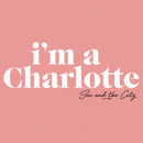 Junior's Sex and the City I'm a Charlotte Text Sweatshirt
