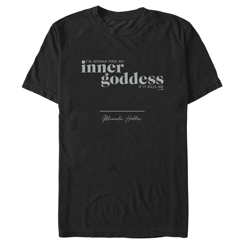 Men's Sex and the City Miranda Find Inner Goddess T-Shirt