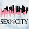 Junior's Sex and the City Night Cityscape Logo T-Shirt