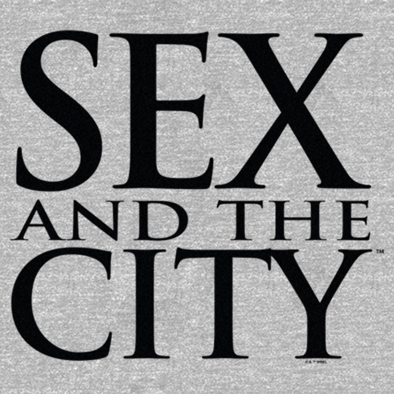 Men's Sex and the City Classic Text Logo T-Shirt