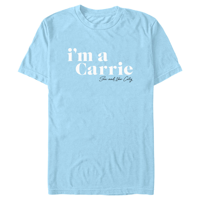 Men's Sex and the City I'm a Carrie Text T-Shirt