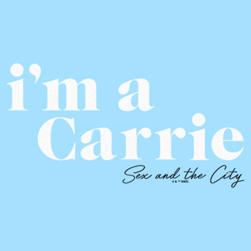 Men's Sex and the City I'm a Carrie Text T-Shirt