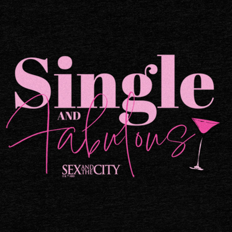 Junior's Sex and the City Single and Fabulous Cosmo Sweatshirt