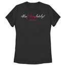 Women's Sex and the City Mr. Big Absolutely Cursive Reply T-Shirt