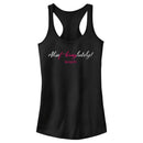 Junior's Sex and the City Mr. Big Absolutely Cursive Reply Racerback Tank Top