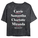 Junior's Sex and the City City Girls Name Stack T-Shirt