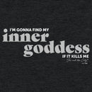 Women's Sex and the City Find Inner Goddess If It Kills Me Racerback Tank Top