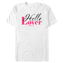 Men's Sex and the City Carrie Hello Lover Cursive T-Shirt