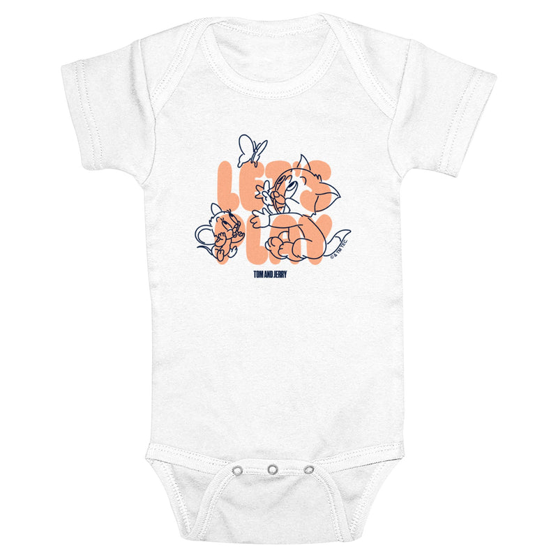 Infant's Tom and Jerry Babies Let's Play Onesie