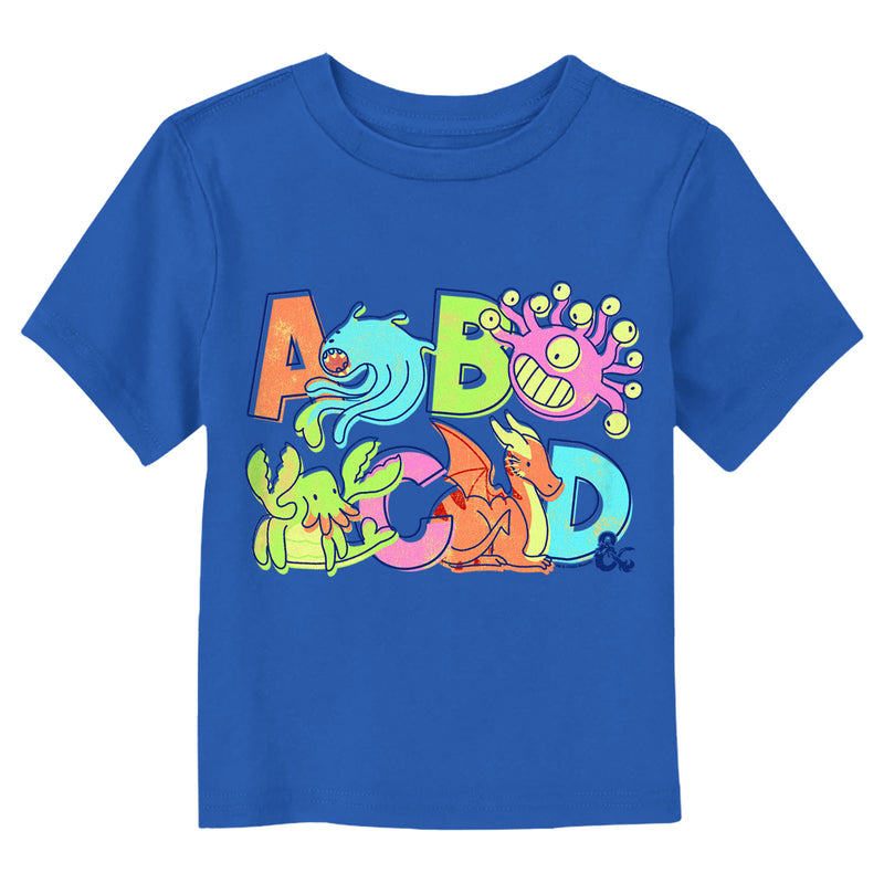 Toddler's Dungeons & Dragons ABCD Monsters T-Shirt