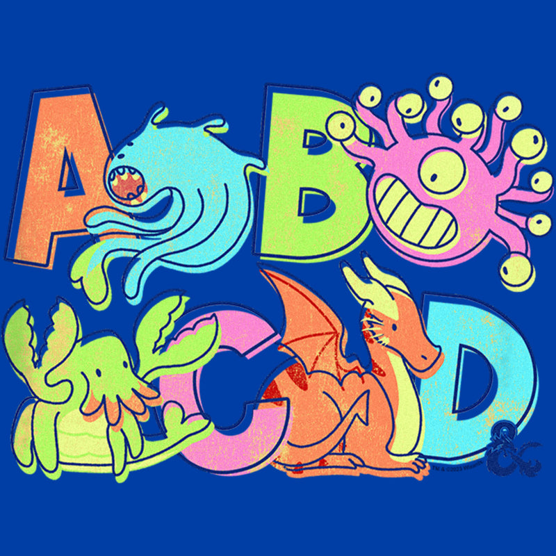 Toddler's Dungeons & Dragons ABCD Monsters T-Shirt