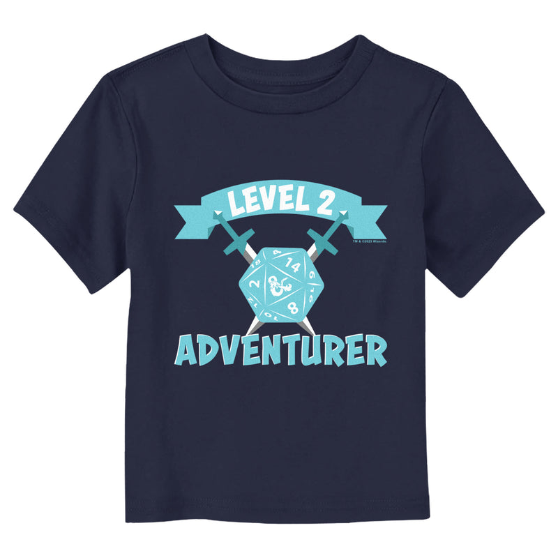 Toddler's Dungeons & Dragons Level Two Adventurer T-Shirt