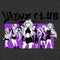 Men's Winx Club Black and Purple Group Shot T-Shirt