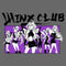 Junior's Winx Club Black and Purple Group Shot T-Shirt