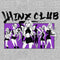 Girl's Winx Club Black and Purple Group Shot T-Shirt