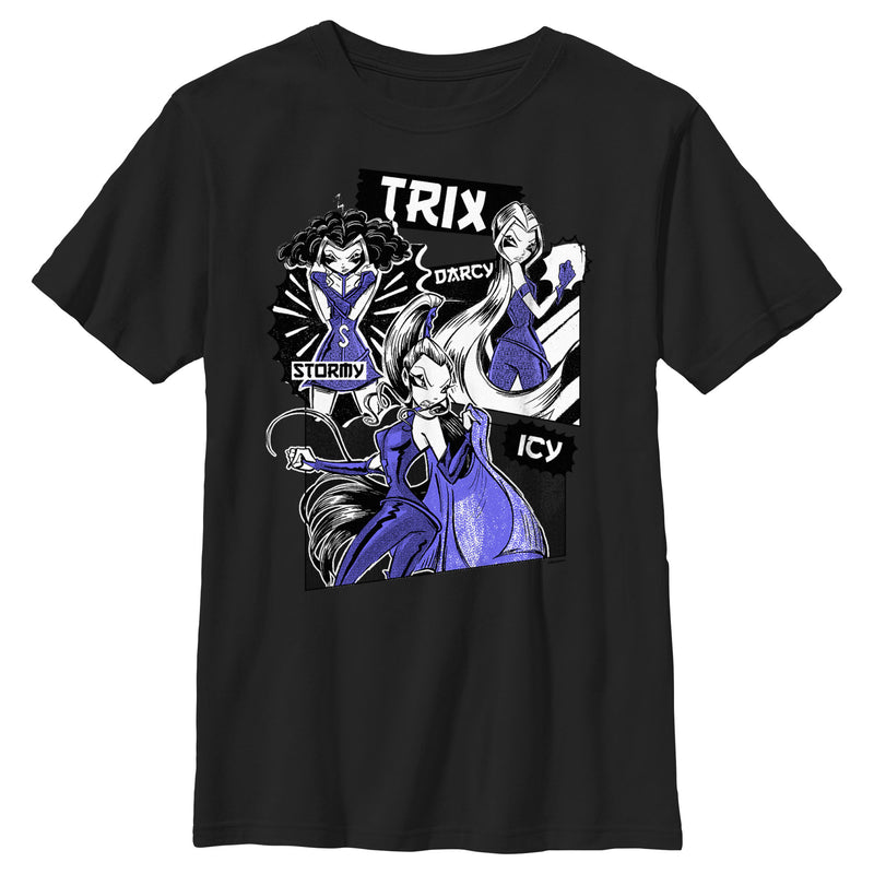 Boy's Winx Club The Trix Group T-Shirt